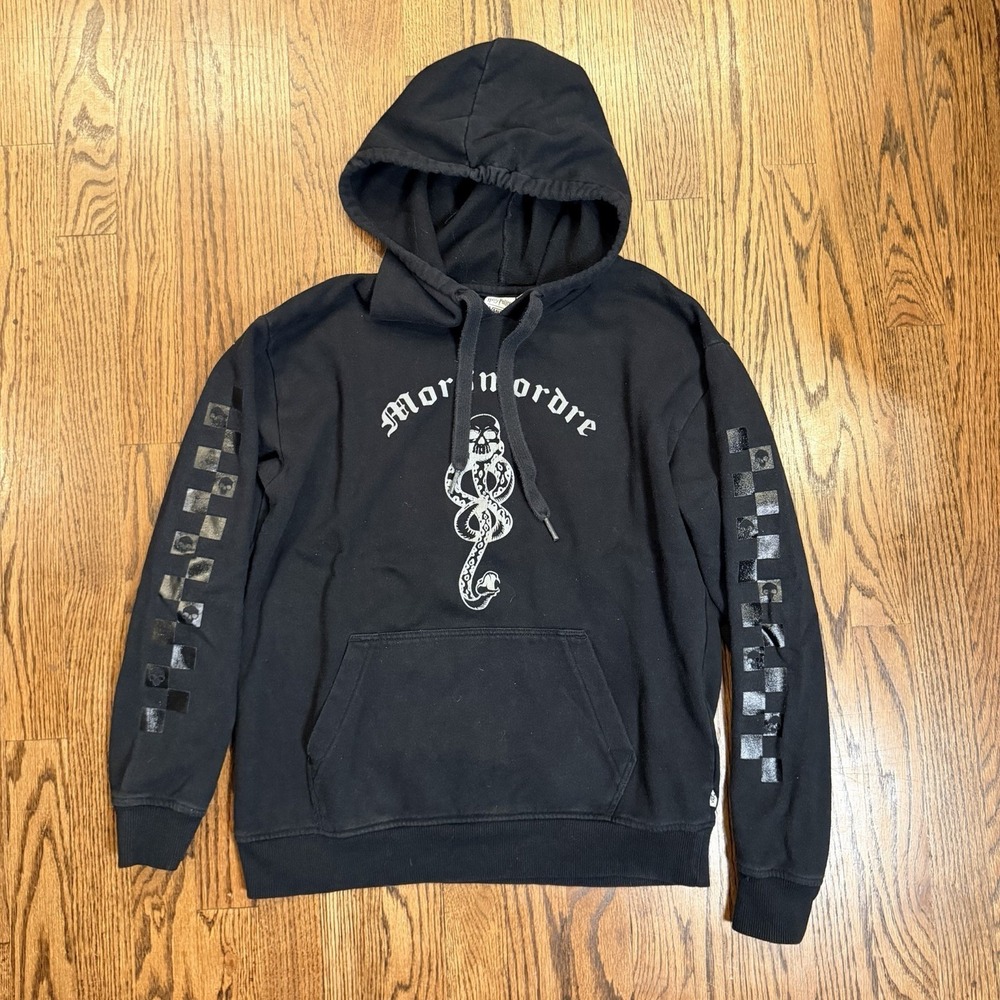 Vans Harry Potter Dark Mark Hoodie Morsmordre Graphic Small Black